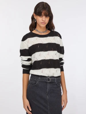 Liu Jo Striped Wool And Alpaca Sweater LIUJO