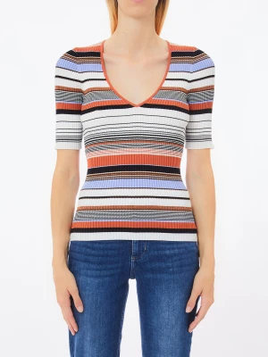 Liu Jo Stripped Knit T-shirt LIUJO