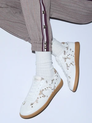 Liu Jo Studded Sneakers Milky White