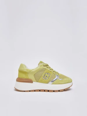 Liu Jo Suede And Mesh Platform Sneakers