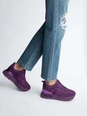 Liu Jo Suede And Mesh Platform Sneakers LIUJO