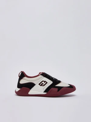 Liu Jo Suede And Mesh Sneakers biały