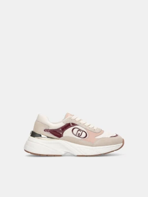 Liu Jo Suede And Nylon Sneakers beżowy