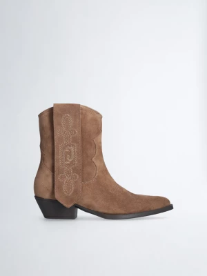 Liu Jo Suede Cowboy Ankle Boots LIUJO