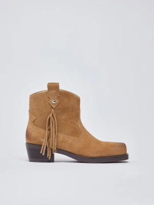 Liu Jo Suede Cowboy Ankle Boots LIUJO