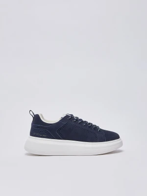 Liu Jo Suede Platform Sneakers niebieski