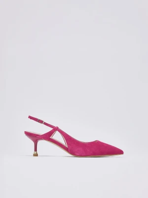 Liu Jo Suede Pumps Bright Pink