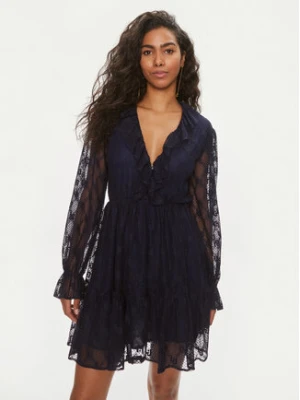 Liu Jo Sukienka codzienna MA4096 J4703 Granatowy Regular Fit