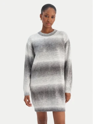 Liu Jo Sukienka dzianinowa MF5488 MA14R Szary Regular Fit