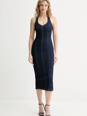 Liu Jo sukienka gorsetowa jeansowa