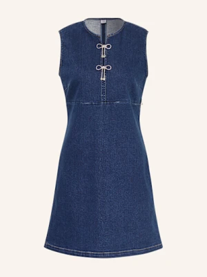 Liu Jo Sukienka Jeansowa Z Ozdobnymi Kamykami blau