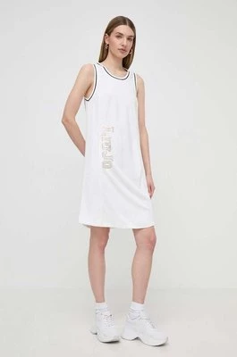 Liu Jo sukienka kolor beżowy mini prosta