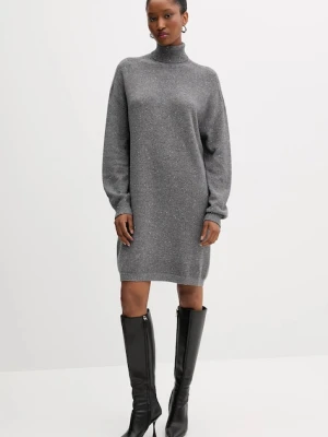 Liu Jo sukienka kolor szary mini oversize MF5484 MA27R