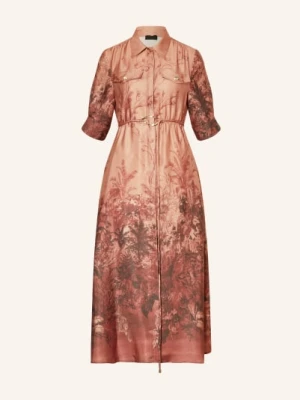 Liu Jo Sukienka Koszulowa Jungle braun