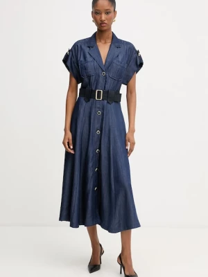 Liu Jo sukienka koszulowa z lyocellu