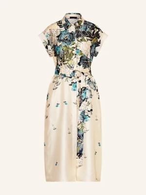 Liu Jo Sukienka Koszulowa Z Satyny weiss