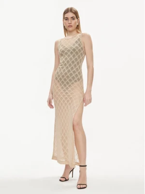 Liu Jo Sukienka letnia VA4002 J4666 Złoty Slim Fit