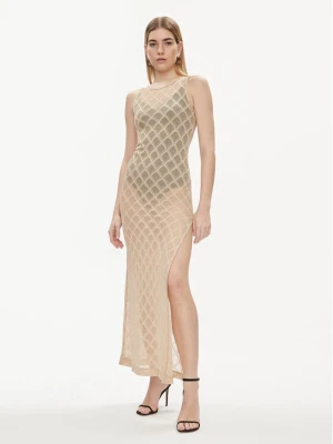 Liu Jo Sukienka letnia VA4002 J4666 Złoty Slim Fit