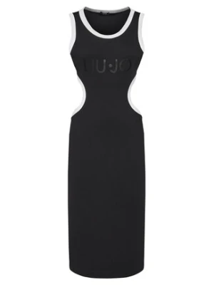 Liu Jo Sukienka letnia VA5043 J4822 Czarny Regular Fit