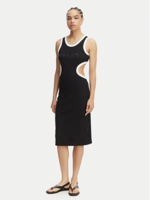 Liu Jo Sukienka letnia VA5043 J4822 Czarny Regular Fit