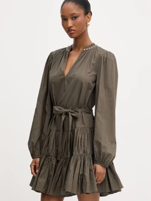 Liu Jo sukienka rozkloszowana bawełniana