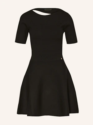 Liu Jo Sukienka Z Dzianiny Z Wycięciem schwarz