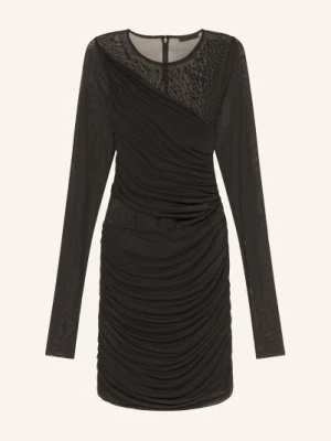 Liu Jo Sukienka Z Siateczki Z Kamieniami Ozdobnymi schwarz