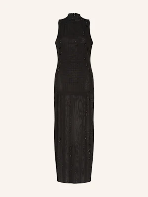 Liu Jo Sukienka Z Siateczki Z Ozdobnymi Kamykami schwarz