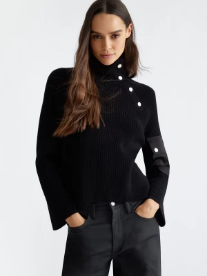 Liu Jo Sweater With Buttons And Pocket LIUJO