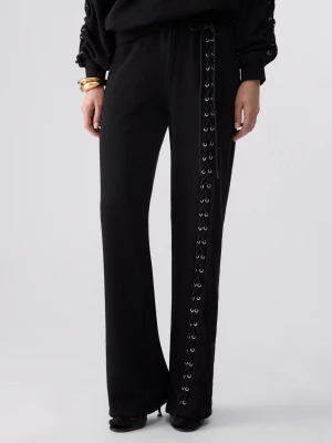 Liu Jo Sweatpants With Laces czarny