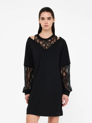 Liu Jo Sweatshirt Dress With Lace LIUJO