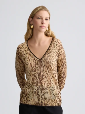 Liu Jo Sweatshirt With Animal-print LIUJO