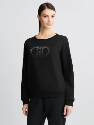 Liu Jo Sweatshirt With Logo And Gemstones LIUJO