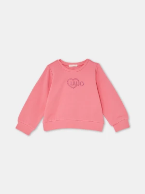 Liu Jo Sweatshirt With Logo And Gemstones LIUJO