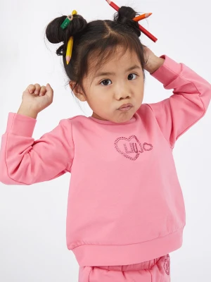 Liu Jo Sweatshirt With Logo And Gemstones LIUJO