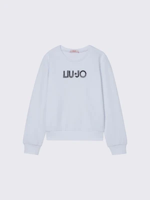 Liu Jo Sweatshirt With Logo And Gemstones LIUJO