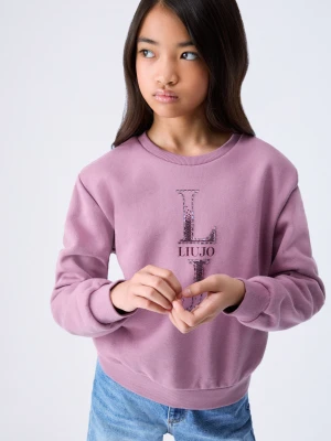 Liu Jo Sweatshirt With Logo Orchid