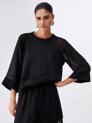 Zdjęcie produktu Liu Jo Sweatshirt With Mesh Inserts LIUJO