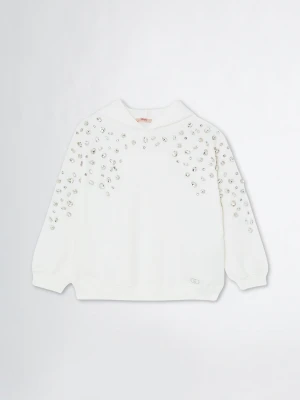 Liu Jo Sweatshirt With Rhinestones