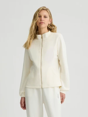 Liu Jo Sweatshirt With Zip And Rhinestones LIUJO