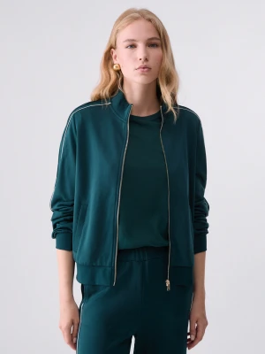Liu Jo Sweatshirt With Zip zielony