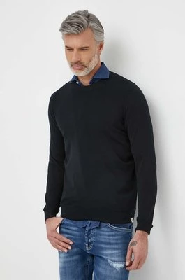 Liu Jo sweter bawełniany kolor czarny lekki