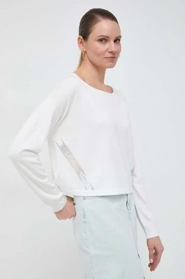 Liu Jo sweter damski kolor beżowy lekki