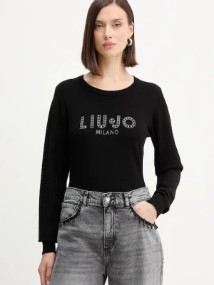 Liu Jo sweter damski kolor czarny lekki TF5248.MS63L