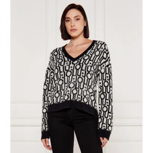 Liu Jo Sweter | Loose fit | z dodatkiem wełny