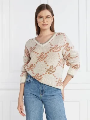 Liu Jo Sweter | Regular Fit | z dodatkiem wełny