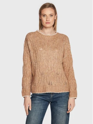 Liu Jo Sweter WF2510 MA05N Beżowy Regular Fit