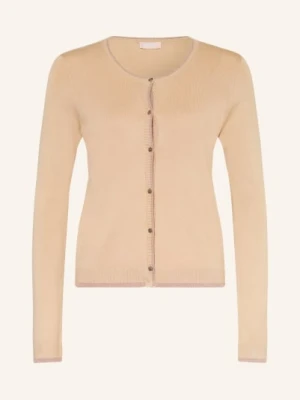 Liu Jo Sweter Z Błyszczącą Przędzą weiss