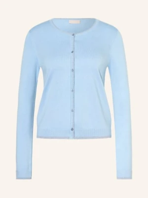 Liu Jo Sweter Z Błyszczącą Przędzą blau