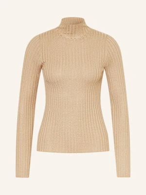 Liu Jo Sweter Z Błyszczącą Przędzą gold